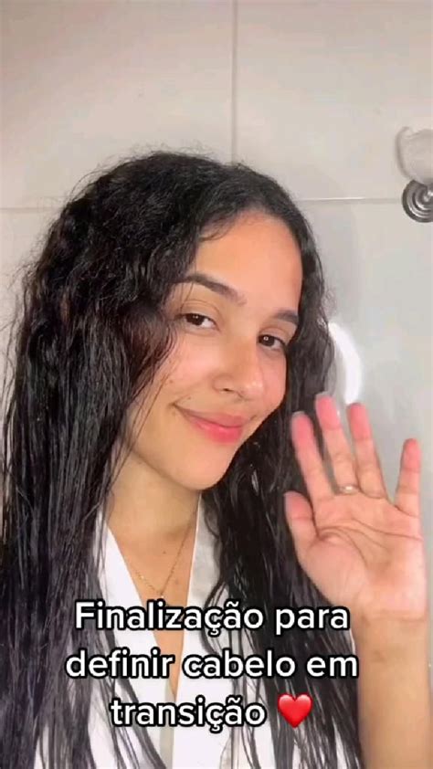 finalização cabelo cacheado em transição ib cachosdamaduu tiktok