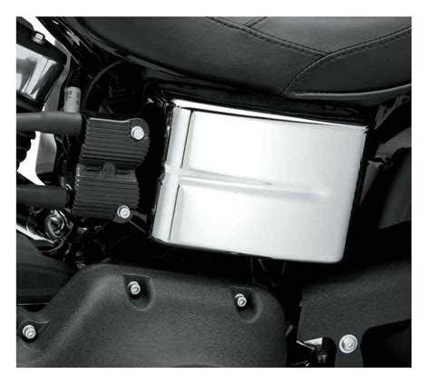 Harley Davidson® Chrome Battery And Electrical Panel Cover Kit Fits Dyna