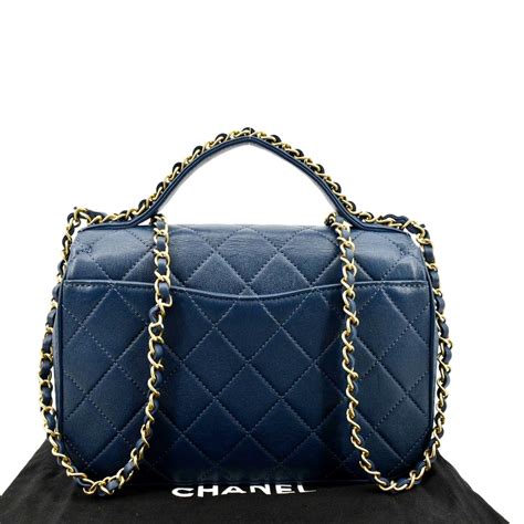 Chanel Infinity Chain Quilted Leather Crossbody Bag