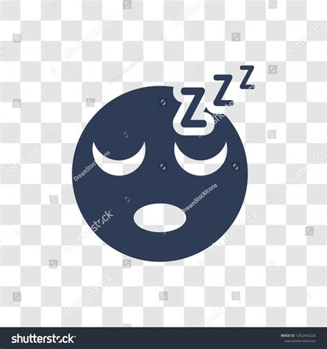 Sleep Emoji Icon Trendy Sleep Emoji Stock Vector Royalty Free