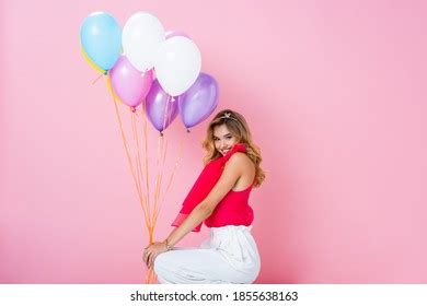 Sexy Sweet Blonde Underwear Balloons Stock Photo Edit Now 546875224