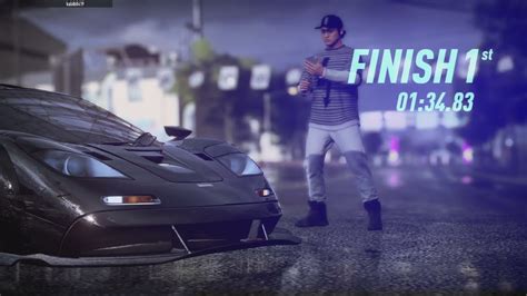 Nfs Heat Mclaren F1 Gtr Black Market Race Youtube