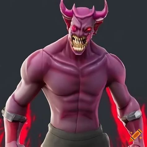 Fortnite Devil Skin Character Artwork On Craiyon