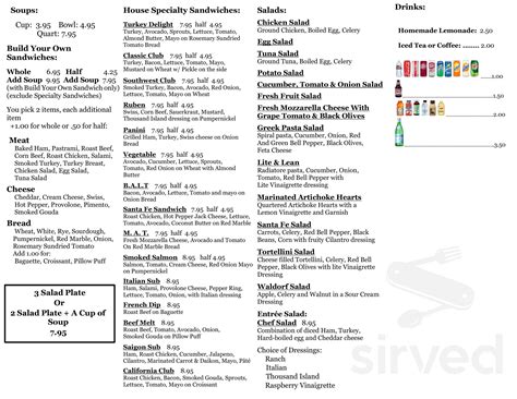 Menu for Green Grocers Deli & Gourmet in Kerrville, TX | Sirved