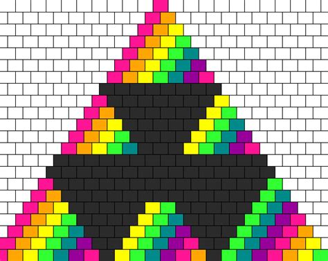 Rainbow Bikini Bead Pattern Peyote Bead Patterns Misc Bead Patterns