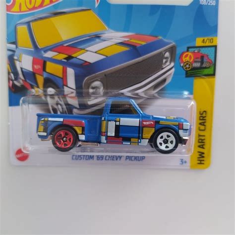 Hot Wheels Custom Chevy Pickup Hcx Shopee Brasil