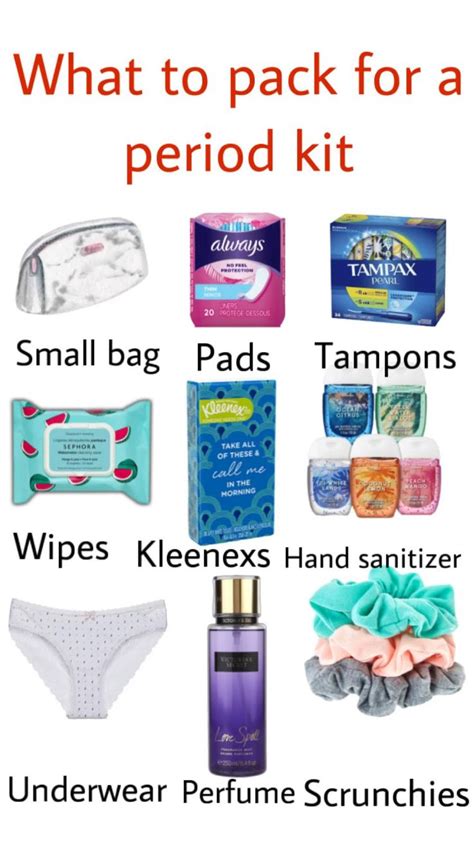 Period Kit Period Kit Teen Period Kit First Period Kits