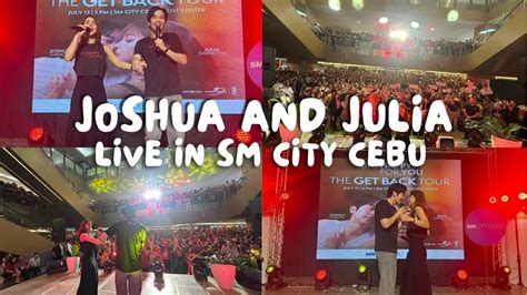 Julia Barreto And Joshua Garcia Kilig Moments In Sm City Cebu Youtube