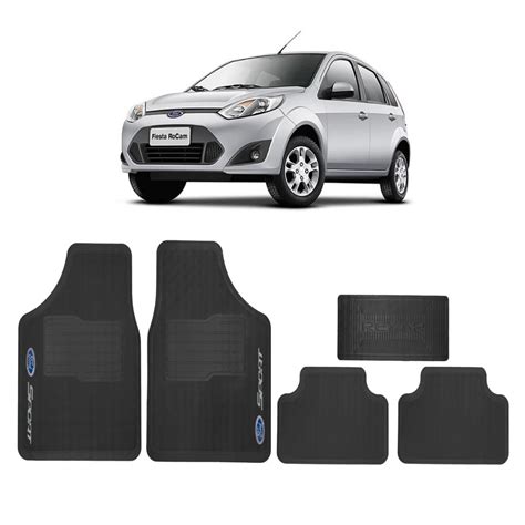 Kit Tapete Ford Fiesta Borracha Pe As Jogo Completo Shopee Brasil