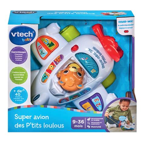 Super Avion Des P Tits Loulous Vtech King Jouet Activit S D Veil Vtech