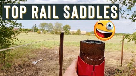 How To Line Up Saddles For Top Rail Pipe Fence Youtube