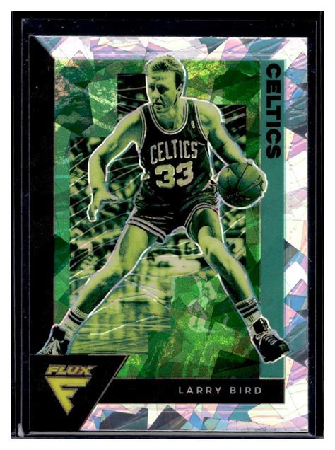 2020 21 Panini Flux Silver Cracked Ice Prizm 182 Larry Bird Fanatics