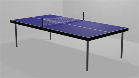 3d Realistic 3d Ping Pong Table Model Turbosquid 2091095