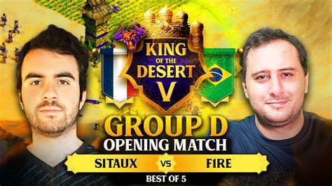 Sitaux Vs F Re King Of The Desert Opening Match Group D