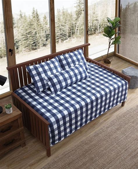 Eddie Bauer Closeout Lakehouse Plaid Daybed Bonus Set 4 Piece Macys