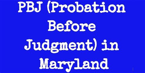 Action All Marylanders Should Have Access To Probation Before Judgment