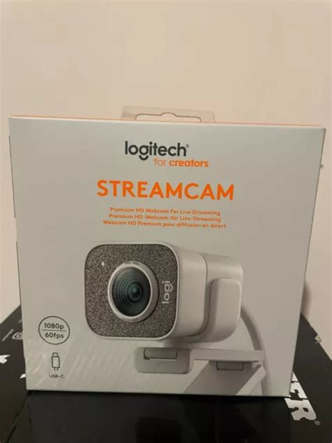 LOGITECH STREAMCAM FULL HD Webcam - Weiß NEU EUR 74,00 - PicClick DE