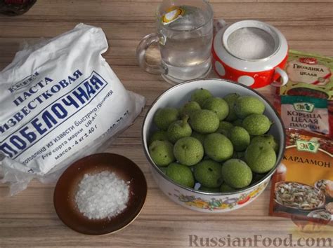 Рецепт: Варенье из грецких орехов на RussianFood.com