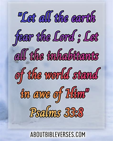 [Best] 17+Bible Verses About Fear Of God - KJV Scripture