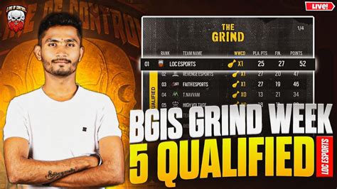 Bgis Grind Week Qualified Q A Loc Esports Loc Kortal