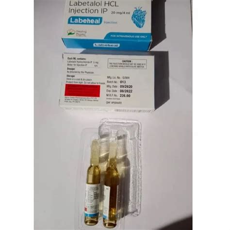 Labetalol Hcl Injection Ip Mg Ml At Rs Vial Labetalol