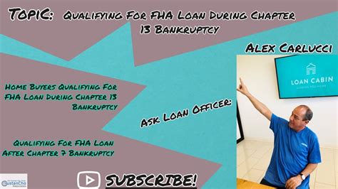 Qualifying For Fha Loan During Chapter 13 Bankruptcy Youtube