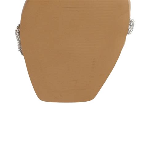 Sand Lia Vestige Nude Tiras Cristais Salto Bloco