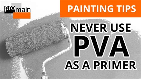 Why You Shouldnt Use Pva With Paint Video Promain Resource Centre