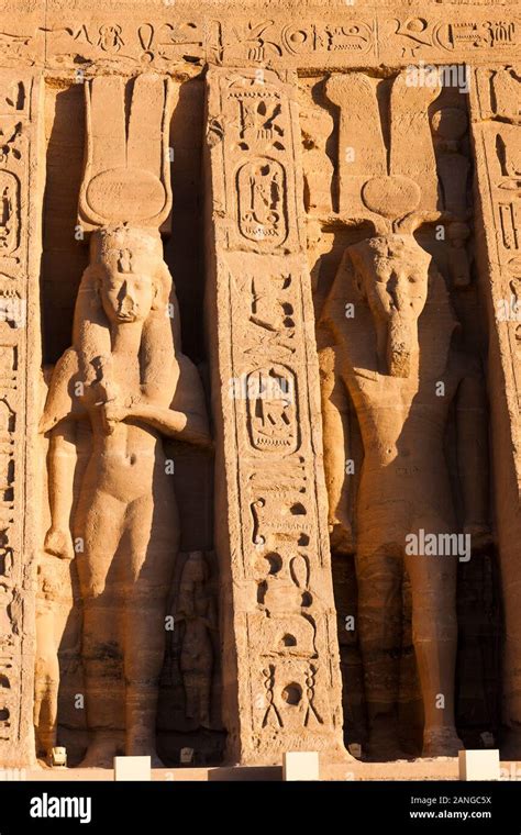 Escena Matinal De Los Templos De Nefertari Templo De Nefertari