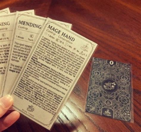 These Dnd Spell Cards Include All Arcane Trickster Spells