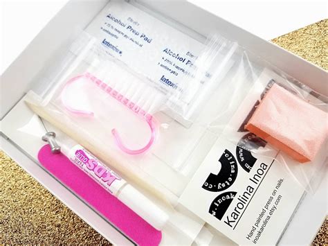 Glitter Ombre Nude Press On Nails False Nails Holographic Etsy