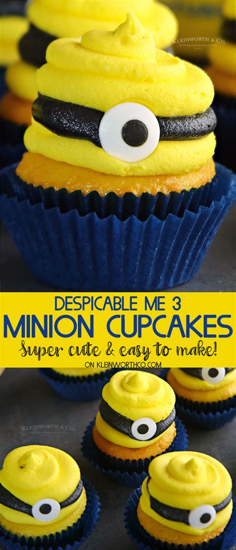 Despicable Me 3 Minion Cupcakes Yummi Haus