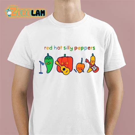 Alex Beiza Red Hot Silly Peppers Shirt Red Hot Shirts Stuffed Peppers