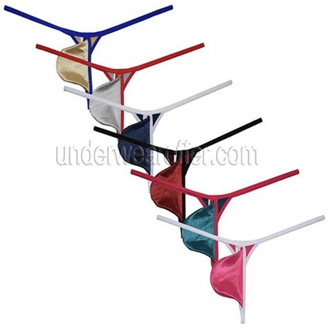 Sexy Brand New Men S G String Tear Drop Thongs Low Rise Mini Underpant Shiny Micro Bikini