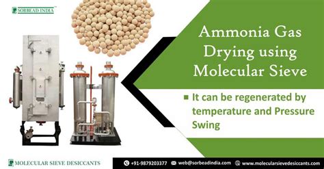 Effective Ammonia Gas Drying With Molecular Sieve