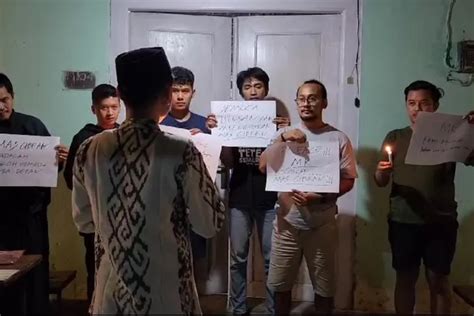 Aksi Damai Aliansi Mahasiswa Ponorogo Dukung Gugatan Batas Usia Capres