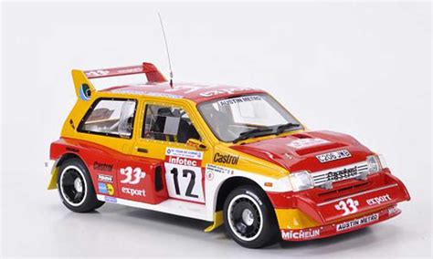 Modellautos MG Metro 1 43 IXO 6R4 RHD No 58 Sanyo RAC Rally 1986 G