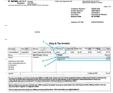 Understanding your Fedex Duty & Tax Invoice - ESM Digital Solutions