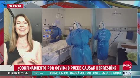 ¿confinamiento Por Covid 19 Que Puede Causar Depresión Noticieros