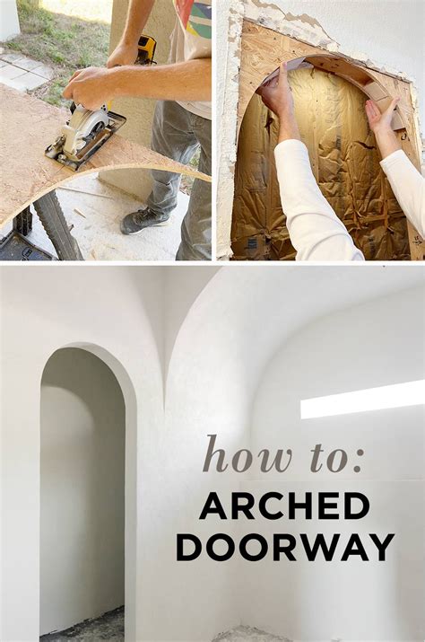 diy arched door diy home renovation ideas