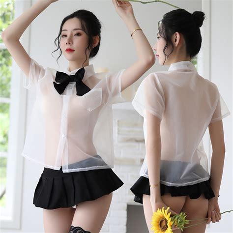Jual Lingerie Sexy Rok Model Cosplay Sexy Student Import Shopee Indonesia