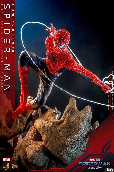 Hot Toys Spider Man No Way Home Friendly Neighborhood Spider Man Action Figure Mms