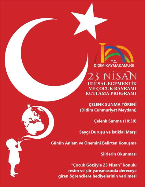 Nisan Ulusal Egemenlik Ve Ocuk Bayram Kutlama Program