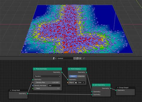 How To Distribute Objects Only On Vertex Groups In Geometry Nodes