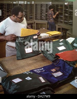 Post Office Parcel Sorting Room Victorian period Stock Photo - Alamy