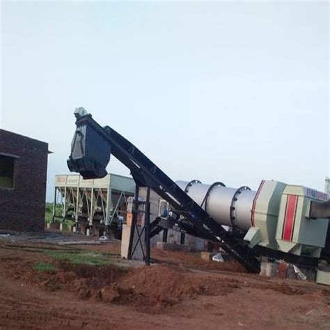 RUDRA ENGINEERS Fully Automatic Mobile Asphalt Hot Mix Plant DM 50 For Road Construction