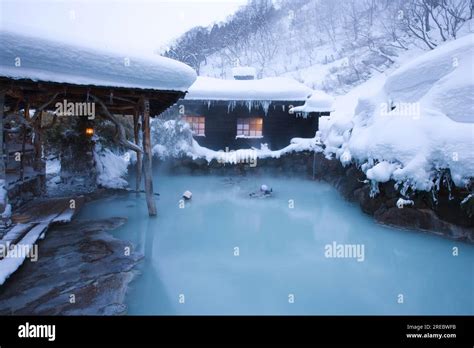 Nyuto Hot Spring Village Stock Photo Alamy