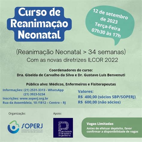 Curso de Reanimação Neonatal SOPERJ