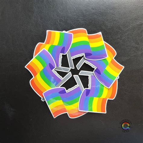 Gay Sticker Gay Pride Sticker Rainbow Flag Sticker Lgbt Etsy