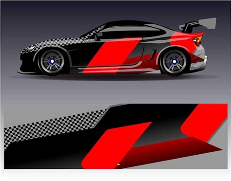 Premium Vector | Car wrap design vector Graphic abstract stripe racing ...